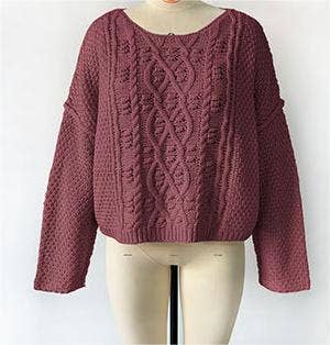 Winter Twist sweater