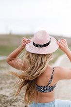 Load image into Gallery viewer, Panama Straw Beach Hat
