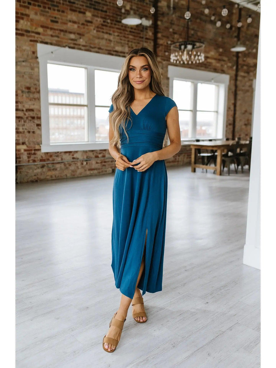 Walter V-Neck Maxi Dress