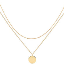 Load image into Gallery viewer, 14K Gold Layered Disc Necklace
