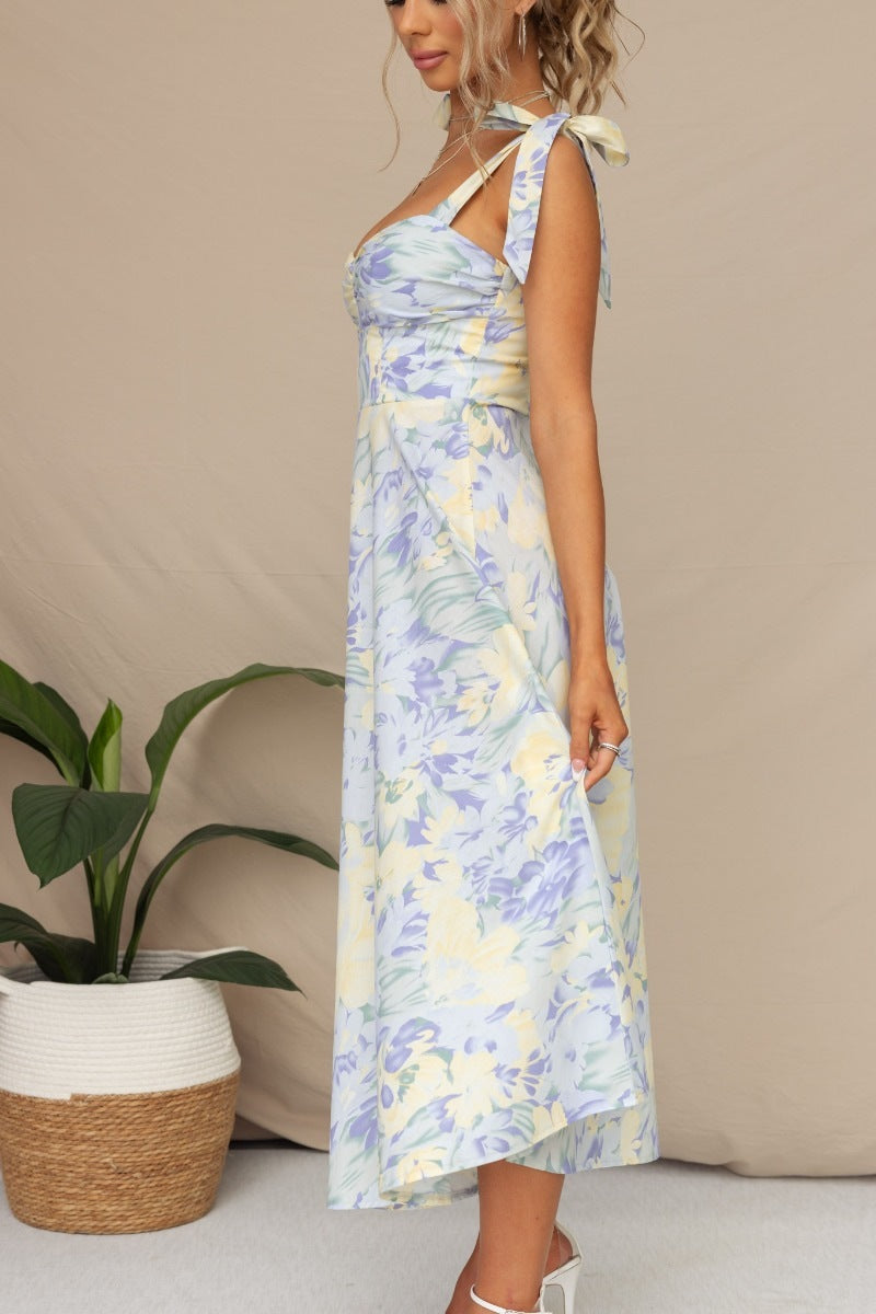 strapless open back dress Pastel Bow Shoulder Dress – Say Yes Bridal & Boutique