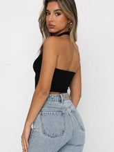 Load image into Gallery viewer, Sexy Backless Tight Crop Tank Top
