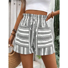 Load image into Gallery viewer, Black and White Shorts
