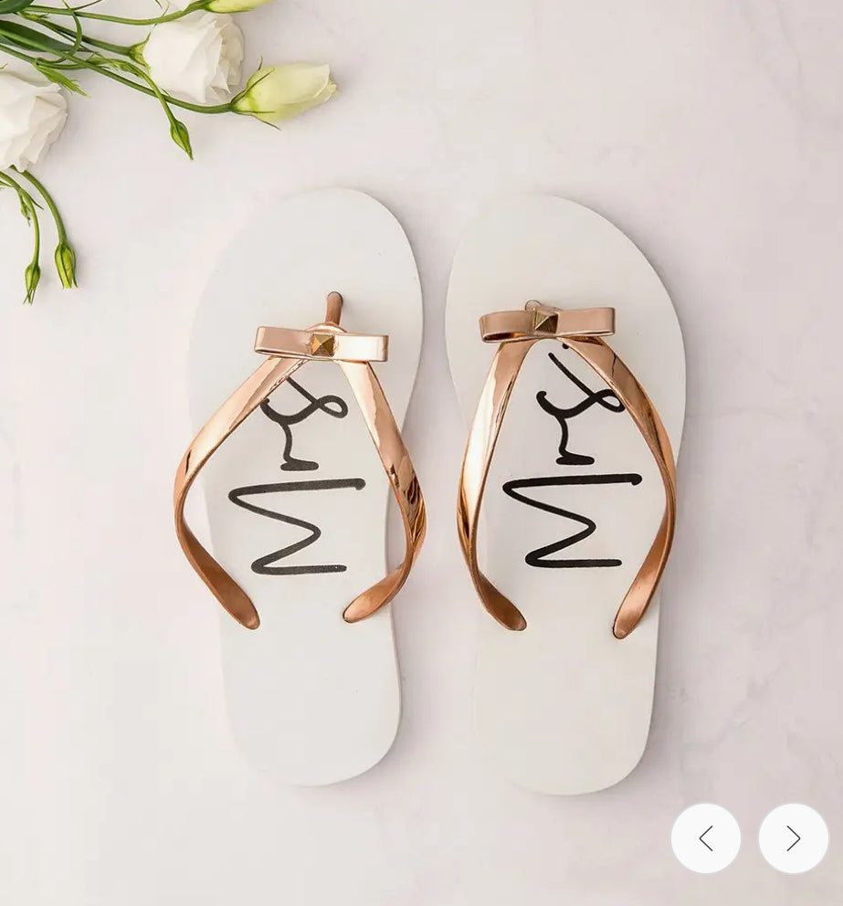 Mrs. Bow Flip Flops