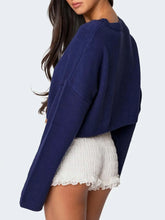Load image into Gallery viewer, Cropped Bow Pullover
