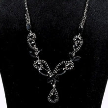 Load image into Gallery viewer, Floral Vines Dangle Rhinestone set

