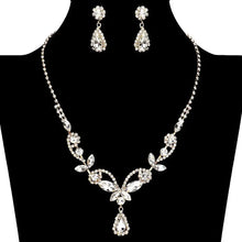Load image into Gallery viewer, Floral Vines Dangle Rhinestone set
