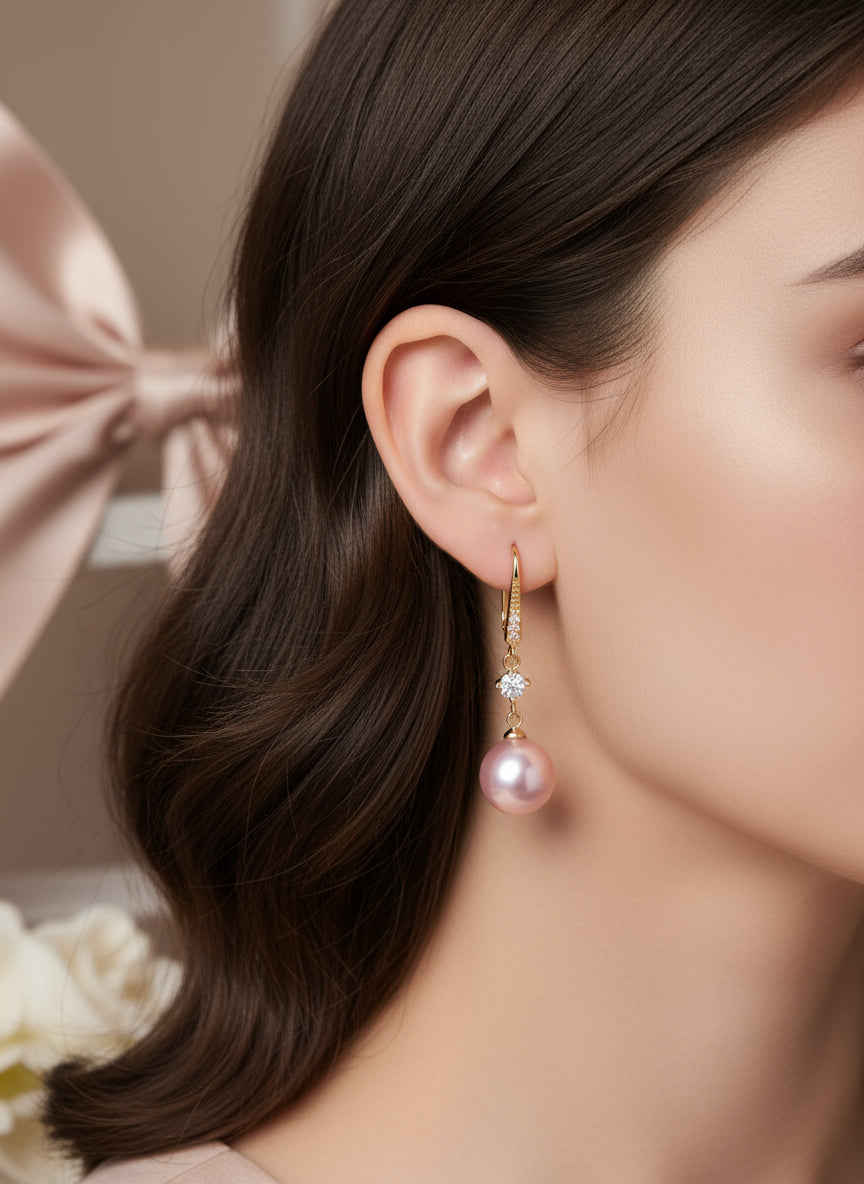 Dangle Pearl Earrings