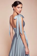 Load image into Gallery viewer, Tea Length Satin Dress
