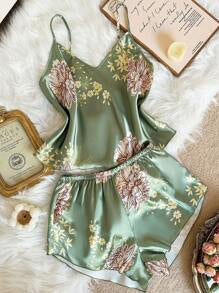 2pcs Satin PJ Set