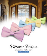 Load image into Gallery viewer, Solid Bow Tie Vittorio Farina
