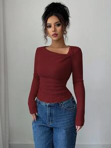 Side Knot Long Sleeve