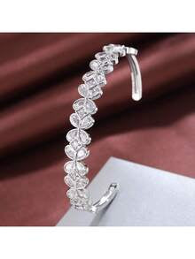 Silver cuff bracelet