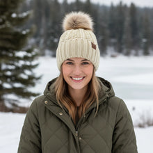 Load image into Gallery viewer, Fuzzy Lined Beanie YJ820
