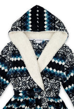Load image into Gallery viewer, Snowflake Fuzzy Robe

