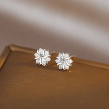 Load image into Gallery viewer, Dainty Snowflake Studs
