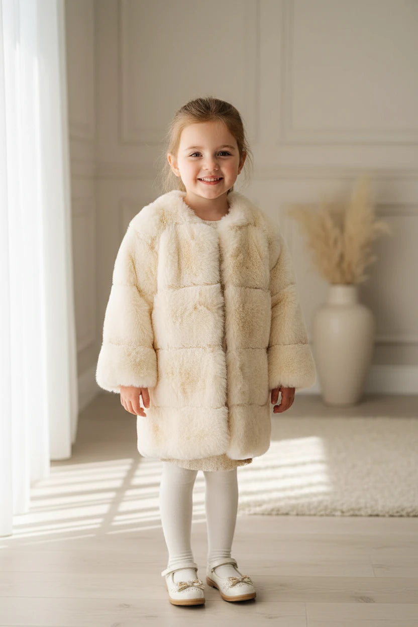 Kids Lux Faux Fur Jacket