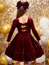 Load image into Gallery viewer, Velvet Bow Dress
