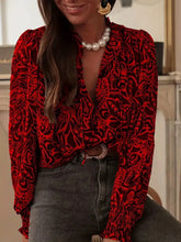 Load image into Gallery viewer, Paisley Print Loose Blouse
