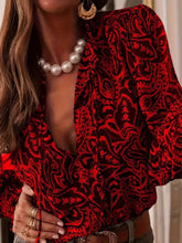 Load image into Gallery viewer, Paisley Print Loose Blouse
