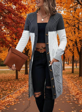 Load image into Gallery viewer, Color-block Cardigan
