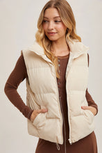 Load image into Gallery viewer, Corduroy Puffer Vest
