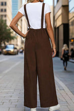 Load image into Gallery viewer, Coffee One Piece Corduroy Overall BFZY1104
