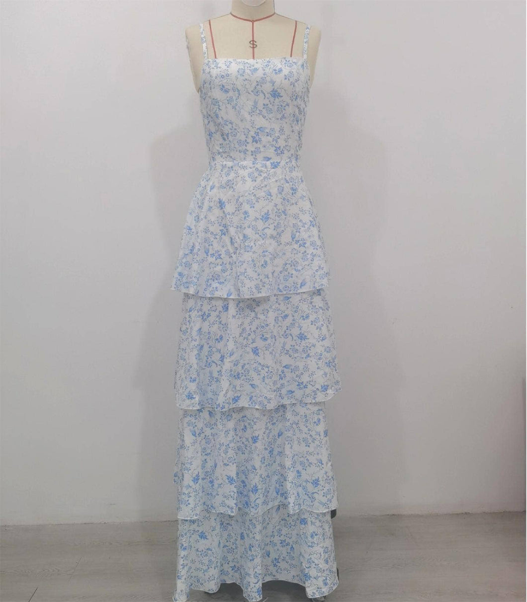 Bow Party Floral Cake Tiered Dress