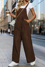 Load image into Gallery viewer, Coffee One Piece Corduroy Overall BFZY1104
