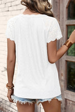 Load image into Gallery viewer, Lace Crochet V-Neck
