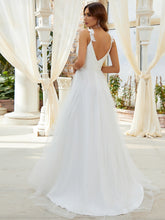 Load image into Gallery viewer, V-Neck Lace Tulle Wedding Dress
