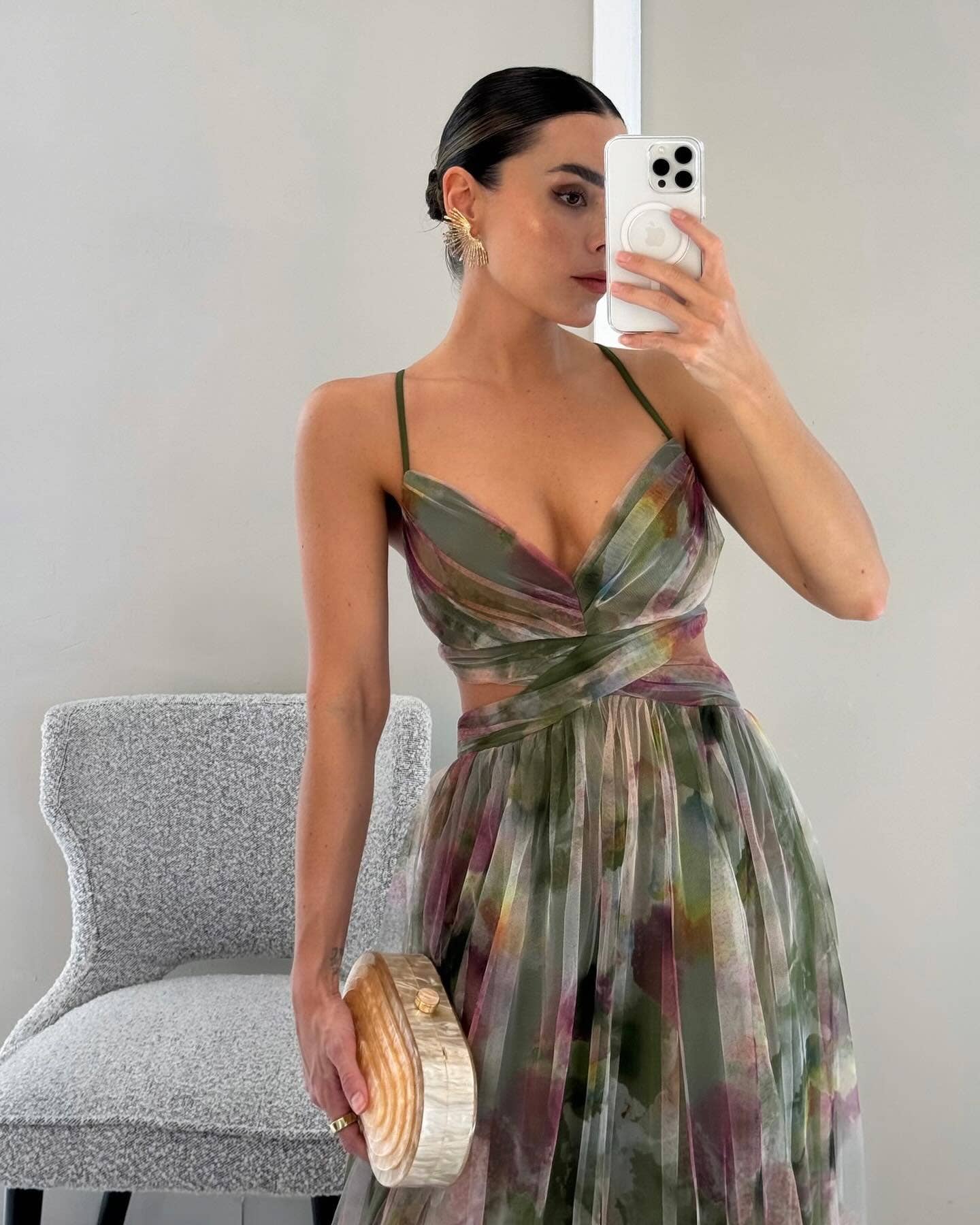 low cut swing dress women long dress elegant short sleeve low cut backless solid