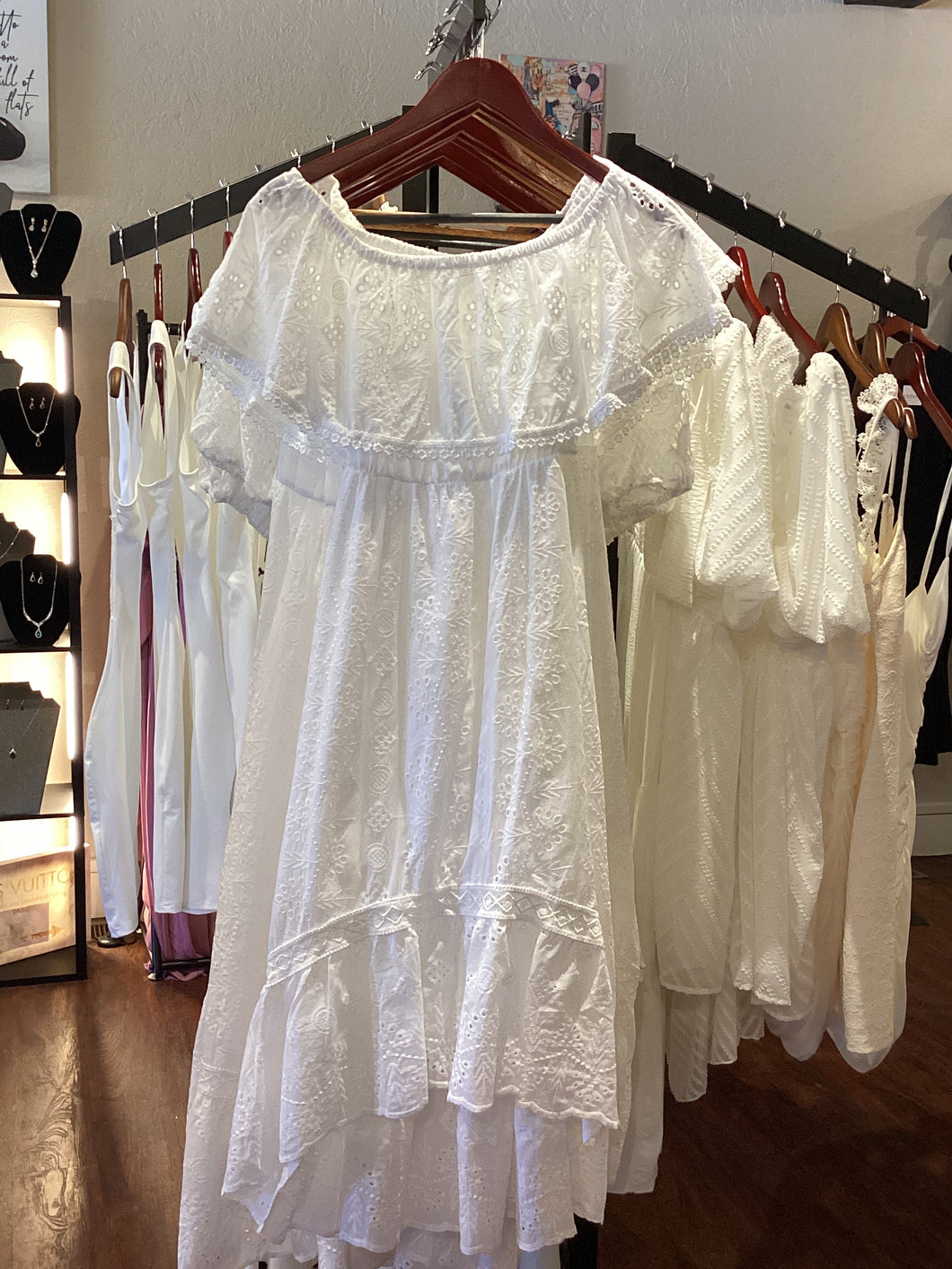 Crochet Lace Swing Dress