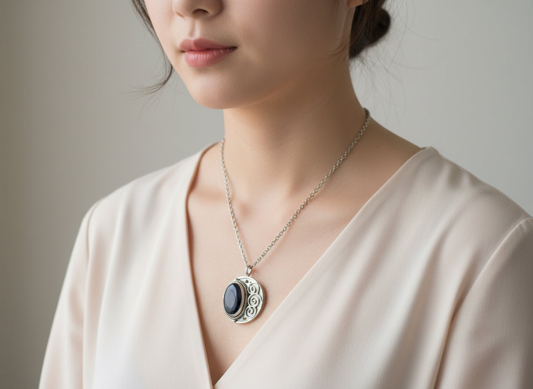 Giant Black Speckled Opal