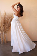 Load image into Gallery viewer, Satin Strapless Bridal Gown
