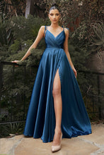 Load image into Gallery viewer, BD105 FLOWY SATIN A-LINE GOWN
